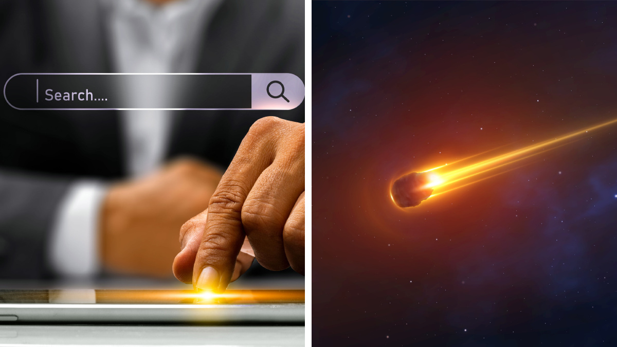 Escribe “meteoro” en Google a ver qué pasa: sorprende esta animación