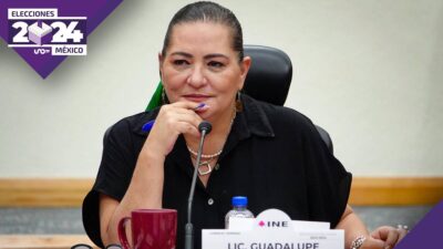 Guadalupe Taddei, consejera presidenta del INE, llamó a no usar el colo rosa en la marcha del domingo 19 de mayo