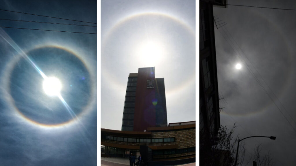 halo solar que pudo verse en CDMX y otros estados