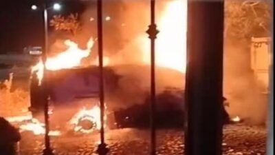 Incendian Camioneta En Colima