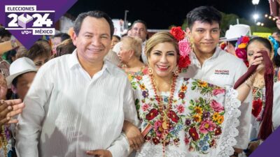 Joaquín Díaz Mena cierra campaña en Yucatán