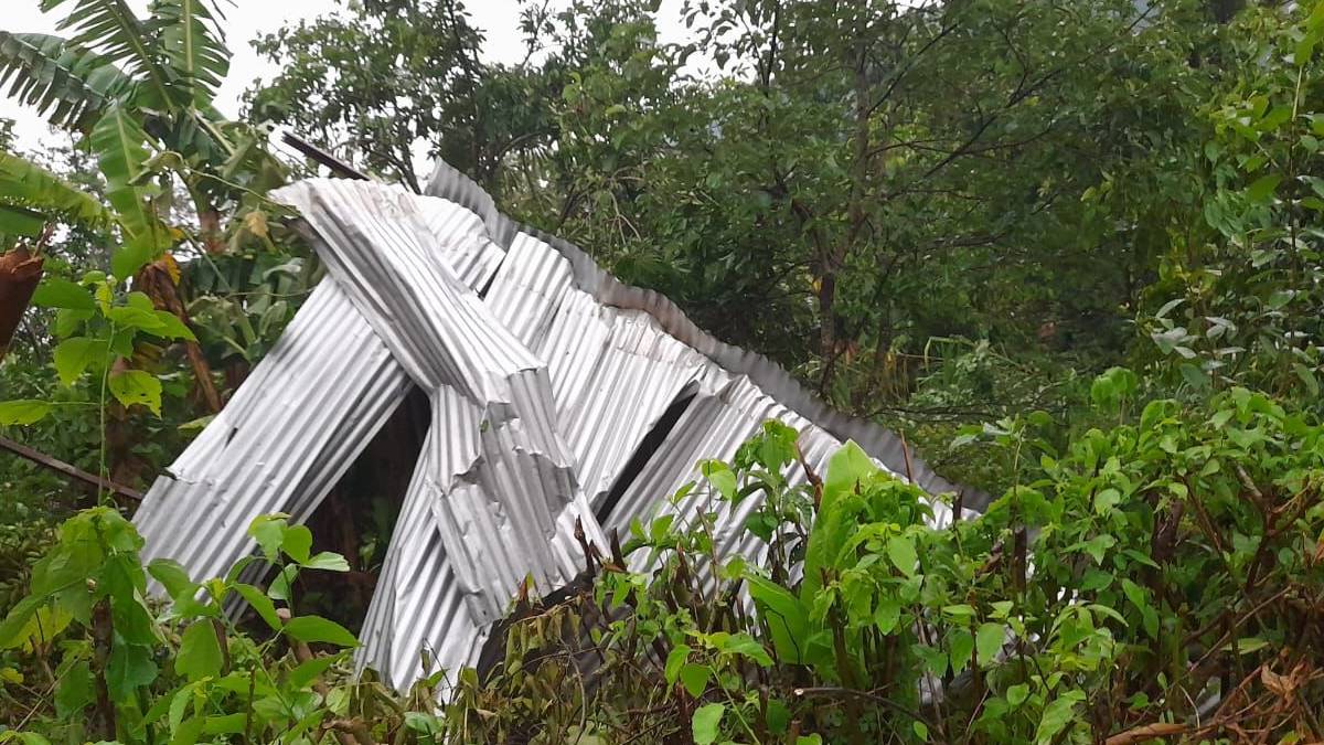 Lluvias dejan afectaciones en cuatro municipios de Chiapas; hay 27 casas dañadas