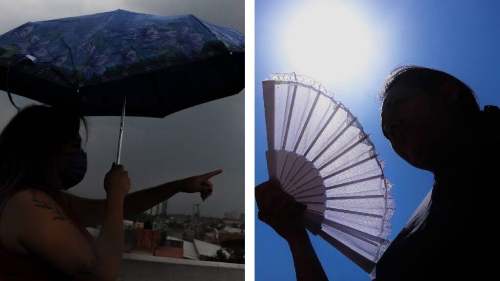 Lluvias y calor en México