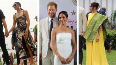 Estos son los looks de Meghan Markle en su visita a Nigeria, uno de los vestidos podría ser una indirecta a la familia real