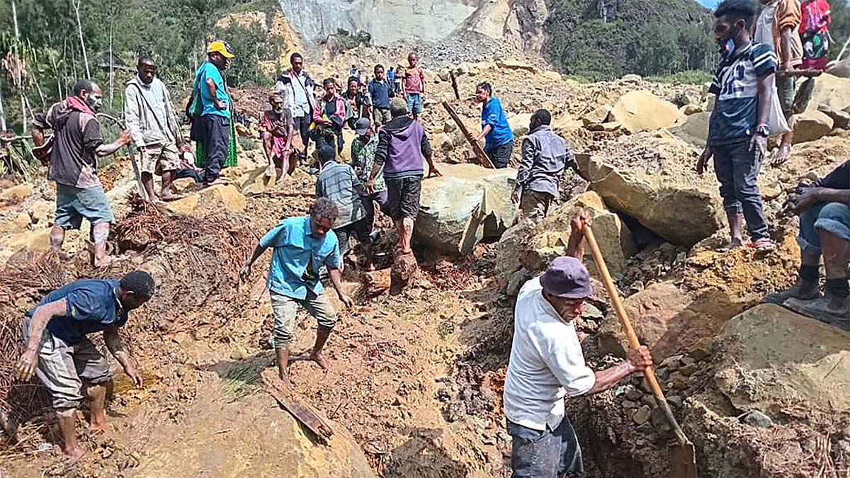 ONU estima 670 muertos en Papúa Nueva Guinea por deslizamiento de tierra