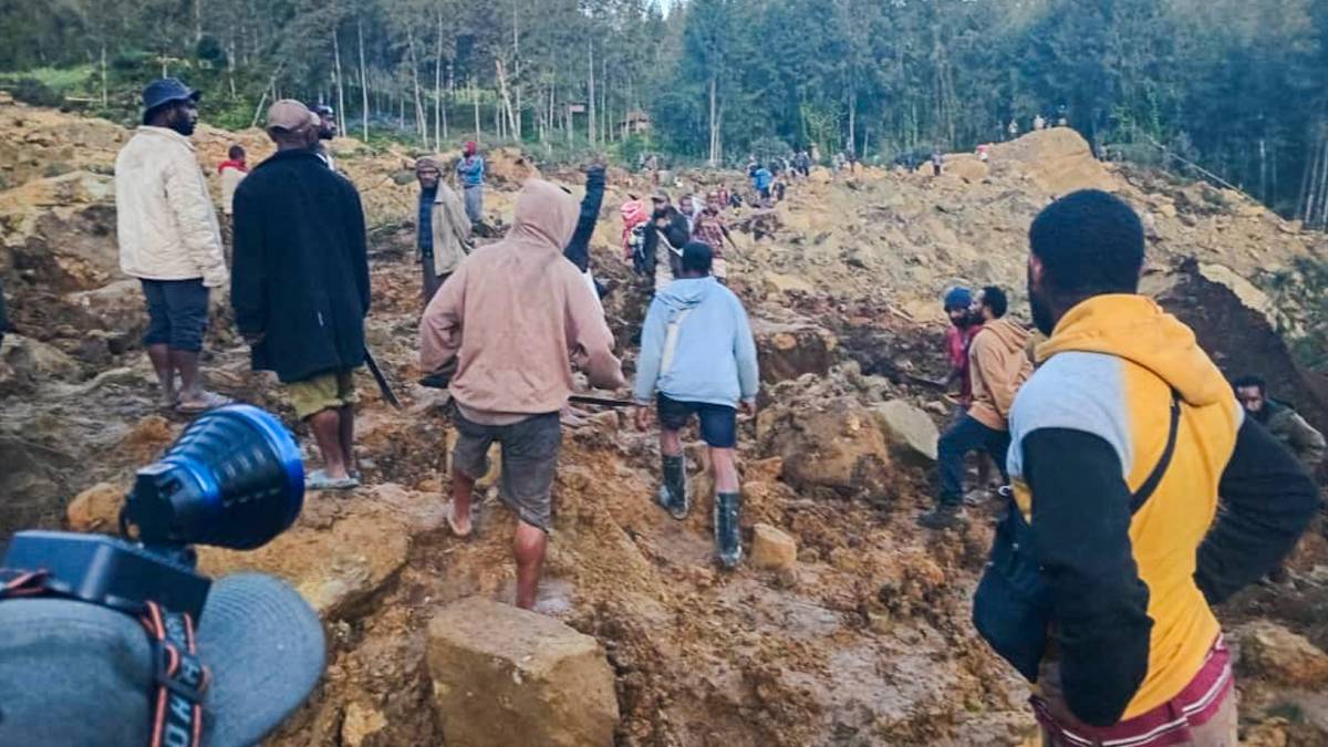 Más de 2 mil personas sepultadas en deslizamiento de tierra, reporta Papúa Nueva Guinea a la ONU