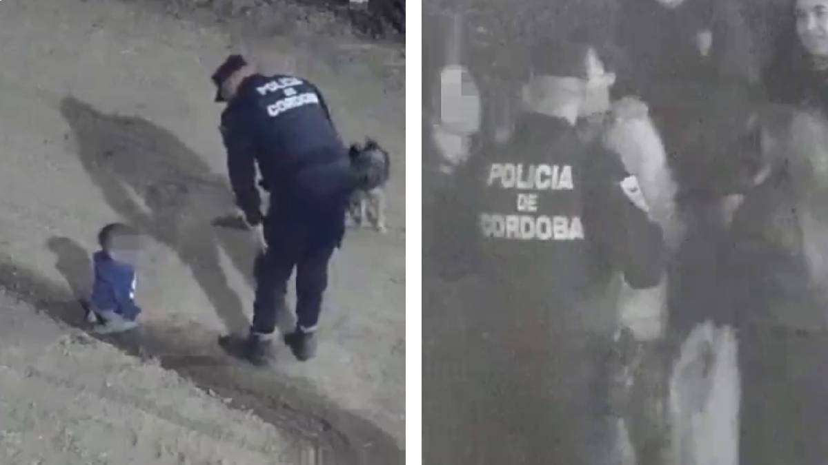 ¿De dónde salió? Policías de Argentina se encuentran a bebé gateando en la madrugada  