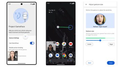 Google lanza la tecnología Project Gameface en Android, un "ratón" que permitirá controlar 'apps' y juegos con la cara