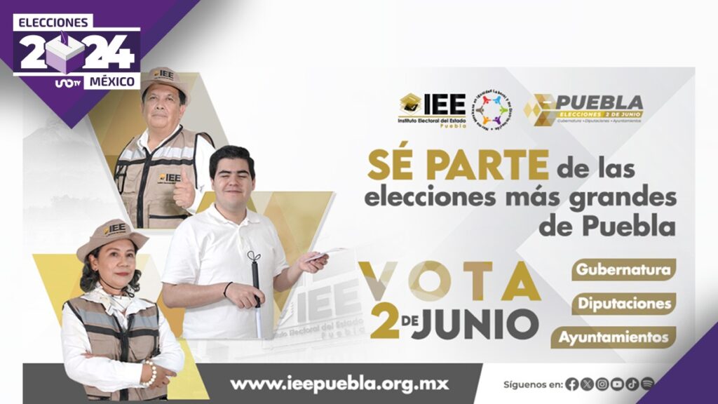 Puebla: este 2 de junio participa con tu voto y ubica tu casilla