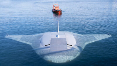 Manta Ray, el sorprendente dron que se desliza por el océano