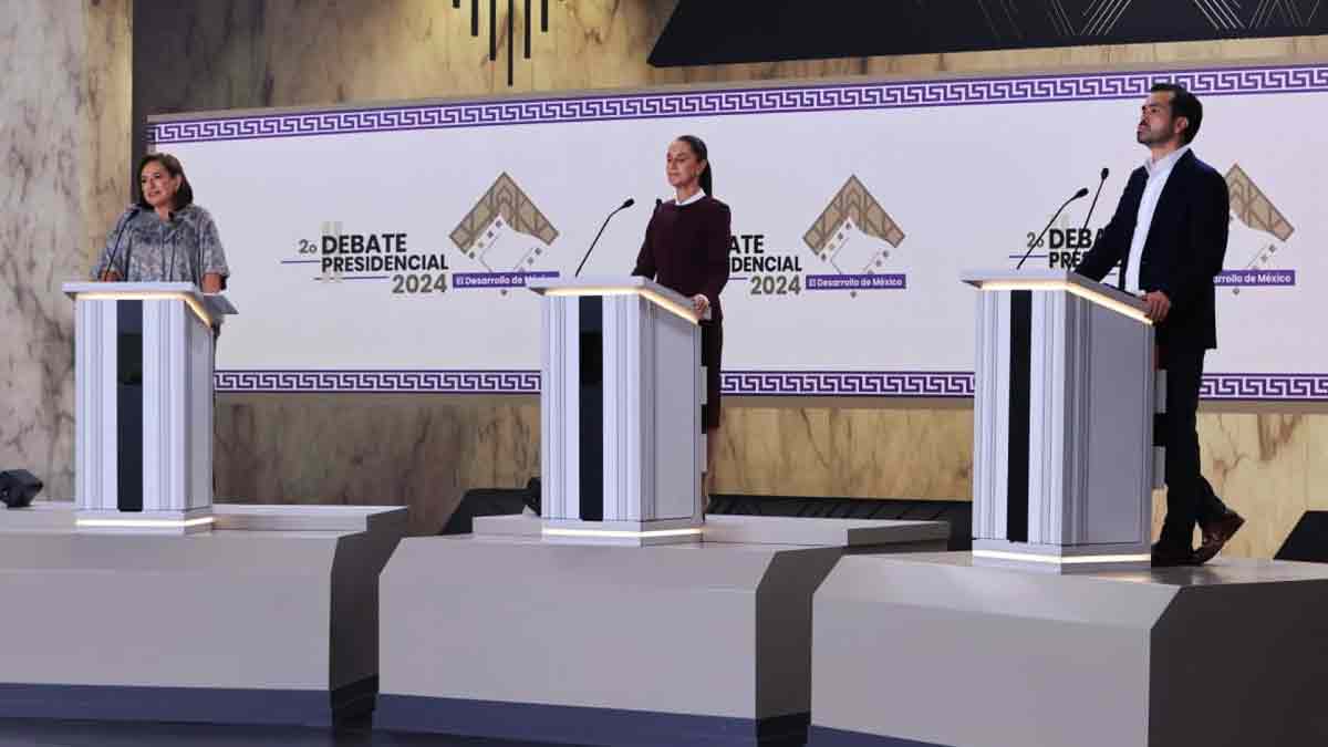 Tercer debate presidencial, el último con los candidatos