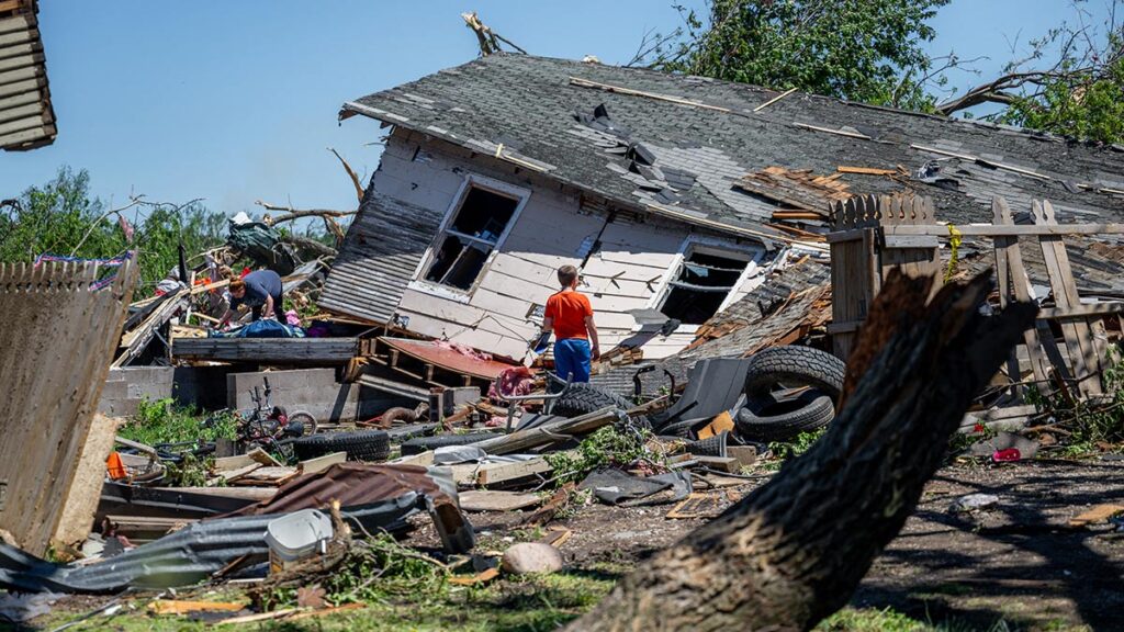 Imágenes: tornados y tormentas extremas golpean Estados Unidos