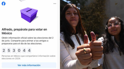 Facebook ayuda a los mexicanos a ubicar su casilla para votar el 2 de junio