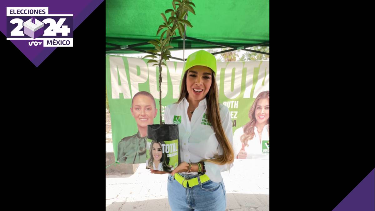 1 árbol plantado por voto: Ruth González, del Partido Verde