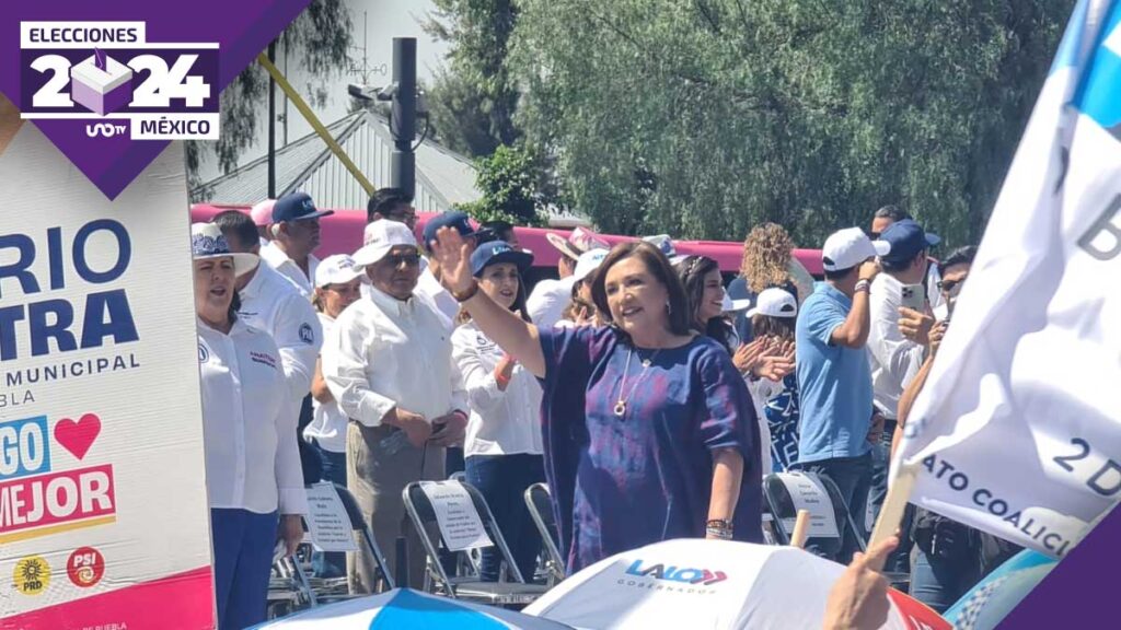 Sigue las actividades de la candidata Xóchitl Gálvez, hoy