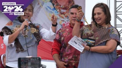 Xóchitl Gálvez, candidata presidencial, en Chiapas