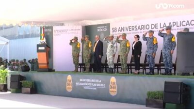 Sedena celebra el 58 aniversario del Plan DN-III-E