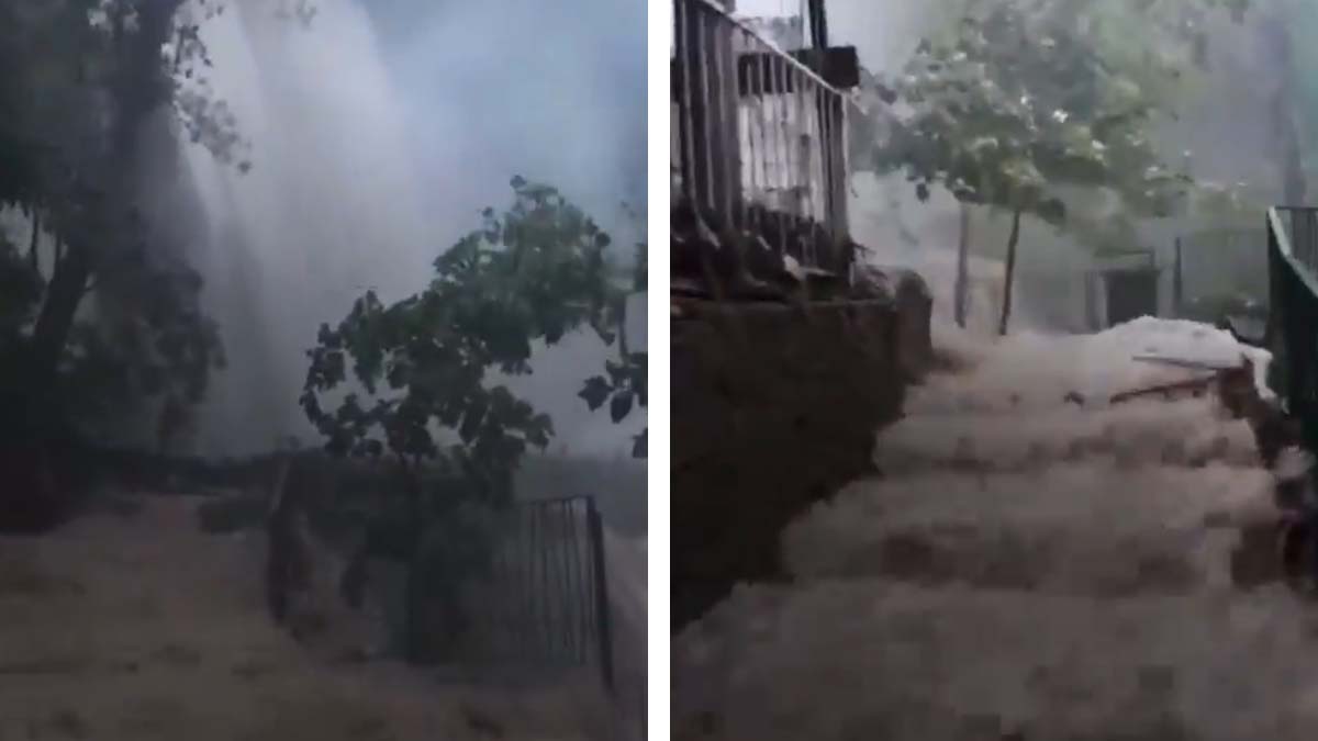 Imágenes: se desborda cascada Cola de Caballo por paso de Alberto en Nuevo León