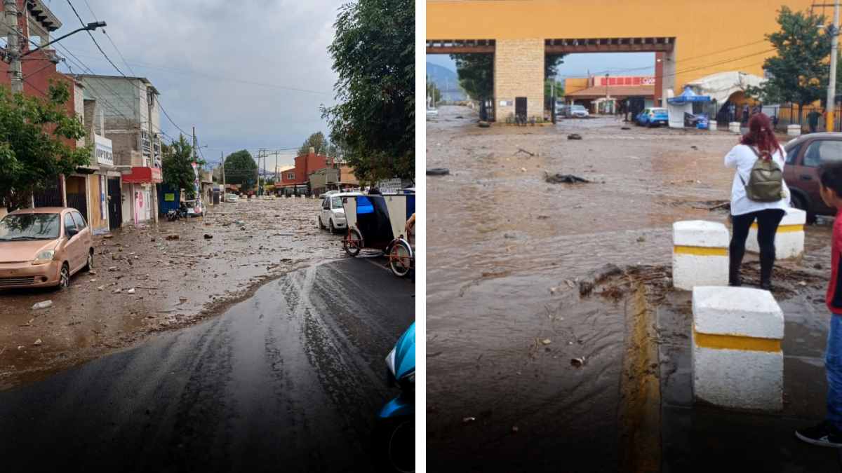 Se desborda río San Martín e inunda colonias de Chalco e Ixtapaluca; imágenes