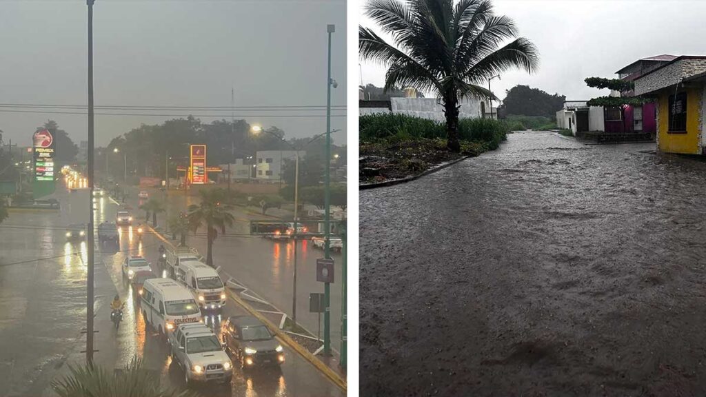 Inundaciones en Puebla y Chiapas derivado de las lluvias