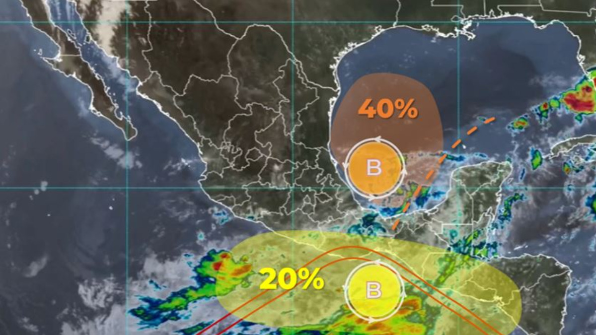 Crece posibilidad de ciclón en el Golfo: ¿cuándo entran sistemas de baja presión y qué estados afectarán?
