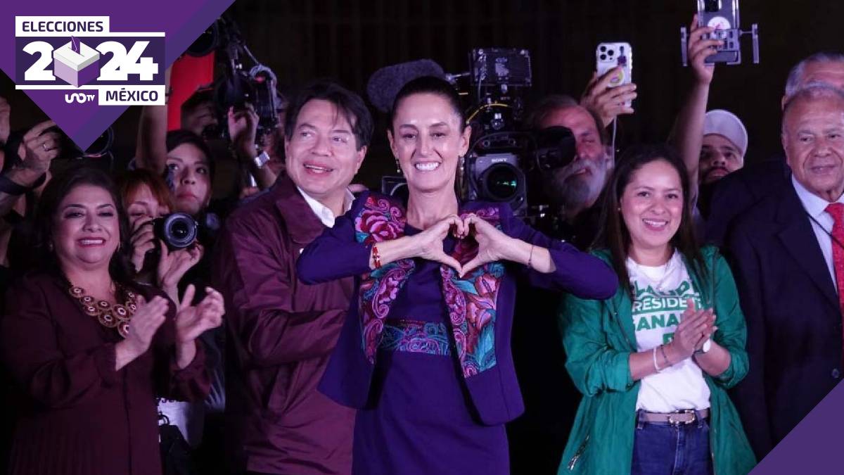 Claudia Sheinbaum gana elecciones presidenciales; miles festejan en el Zócalo