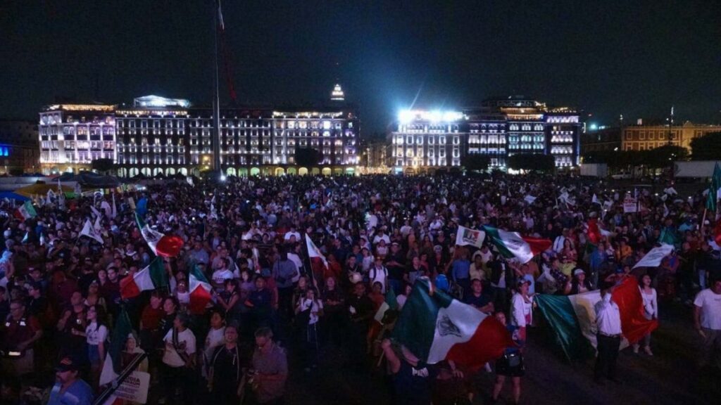 Claudia Sheinbaum ganó elecciones presidenciales en México; miles festejaron en el Zócalo