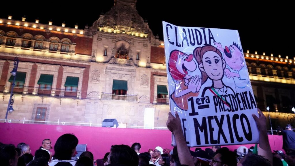 Claudia Sheinbaum ganó las elecciones presidenciales, miles festejan en el Zócalo capitalino
