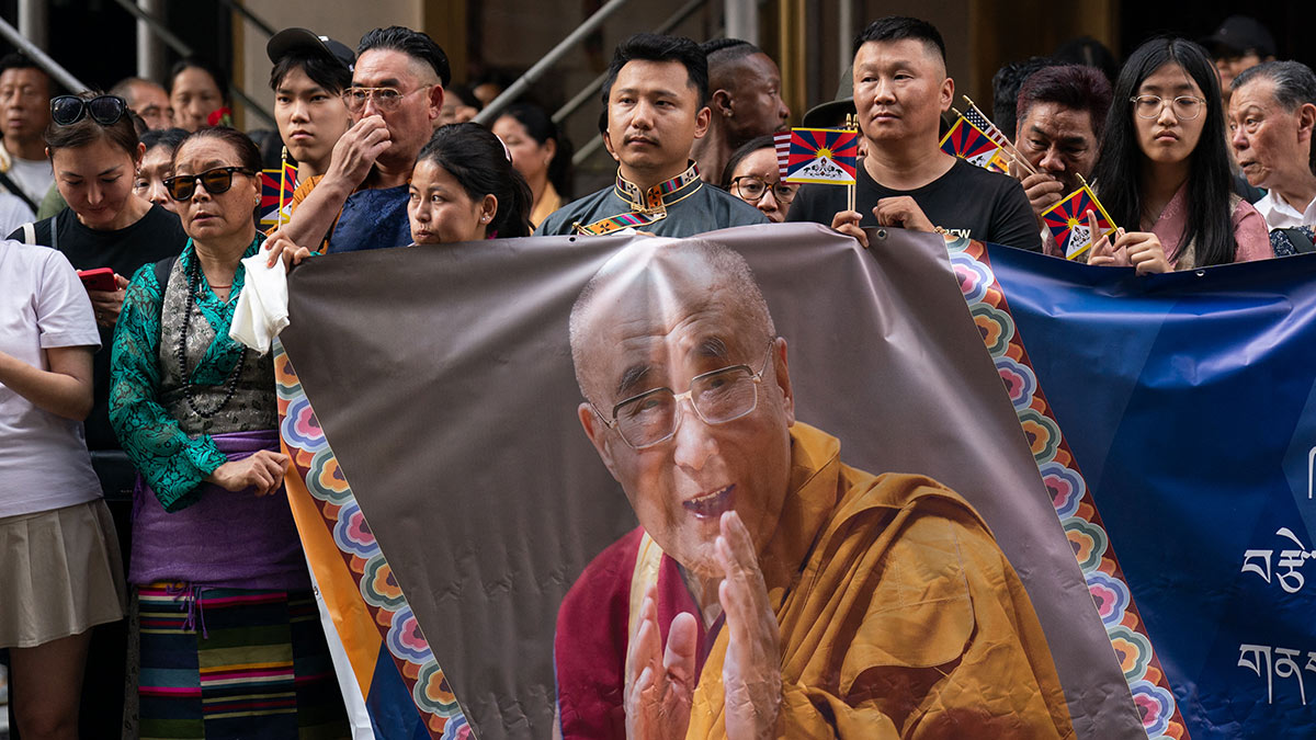 En imágenes: Dalái Lama causa furor en Nueva York