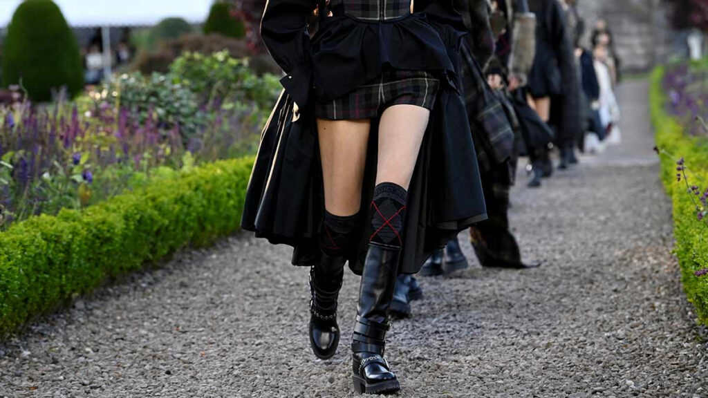 Dior desfile Escocia