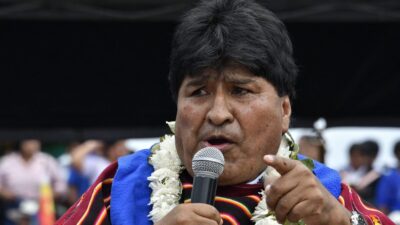 Evo Morales, expresidente de Bolivia