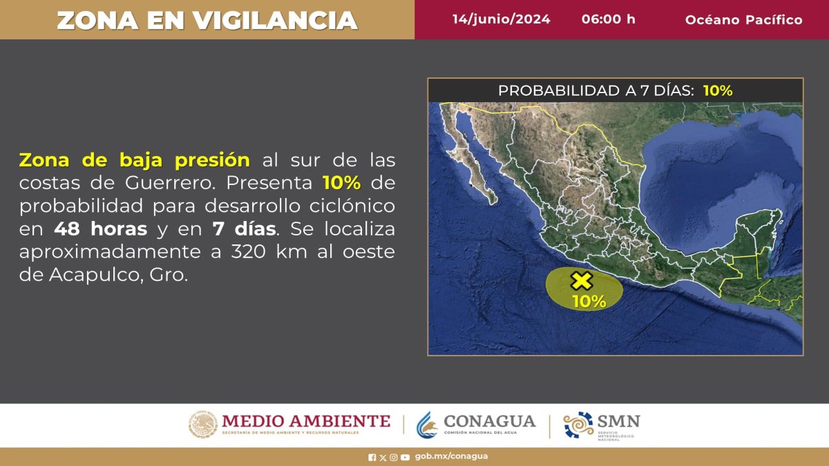 Zona en vigilancia: alertan por posible formación de ciclones en Guerrero; ¿qué hacer?