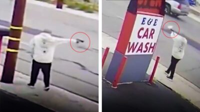 Hombre Dispara Autos California