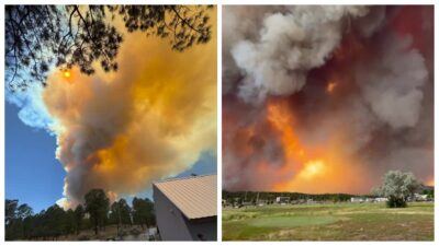 ¡Arde en llamas! Incendios obligan a evacuar a más de 5 mil residentes en pueblo de Nuevo México