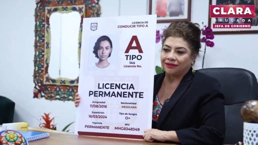 LICENCIA DE CONDUCIR PERMANENTE EN CDMX