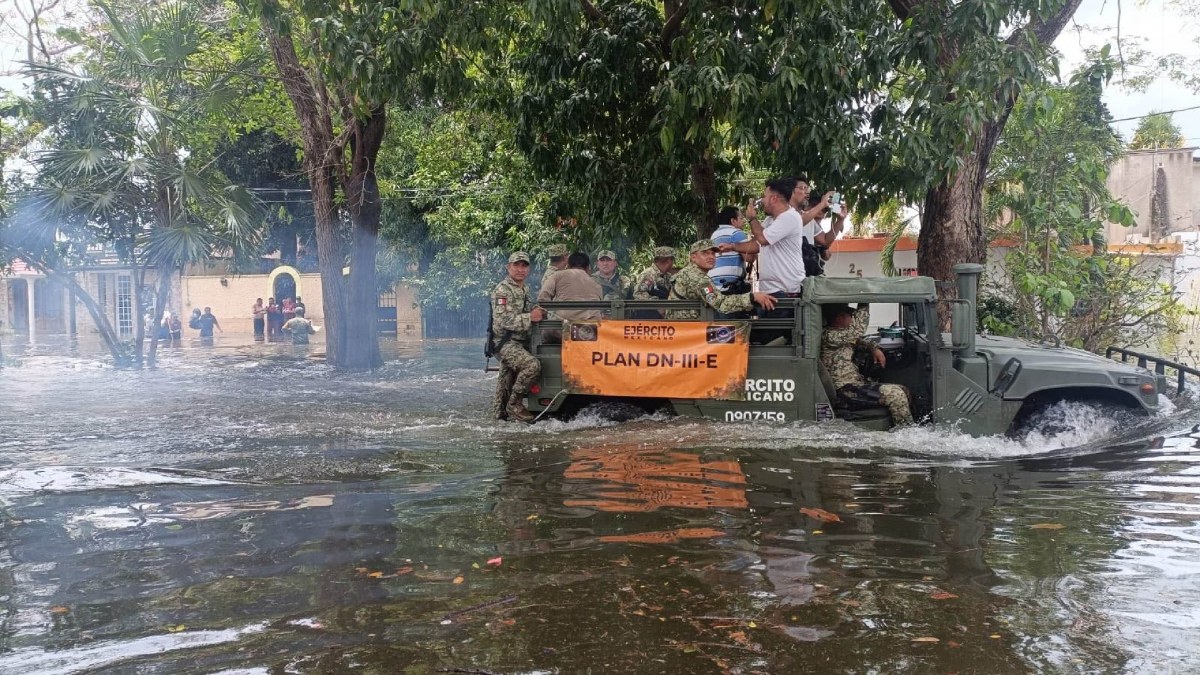 Seguirá lloviendo en Quintana Roo; nuevas imágenes de inundaciones
