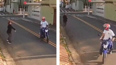 Mujer huye de un motociclista, piensa que la van a robar