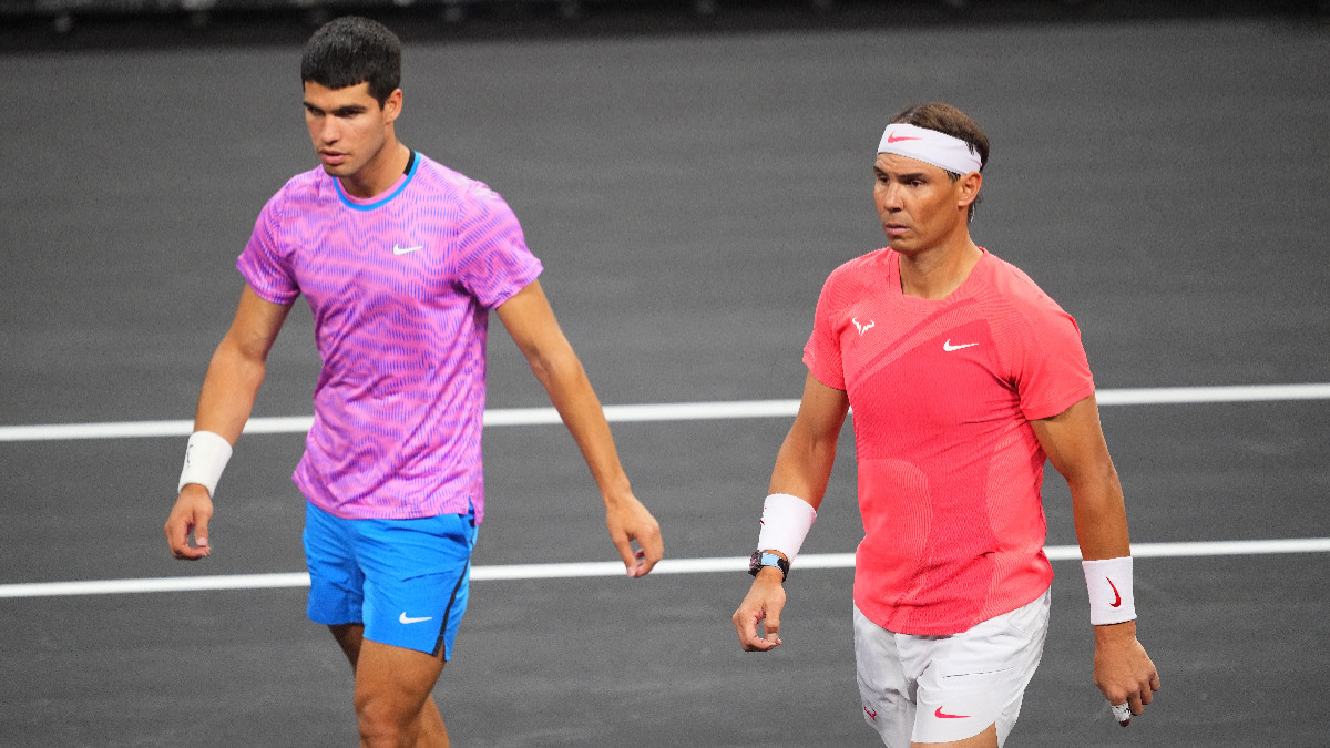 Rafael Nadal  y Carlos Alcaraz jugarán juntos en los Juegos Olímpicos de Paris 2024