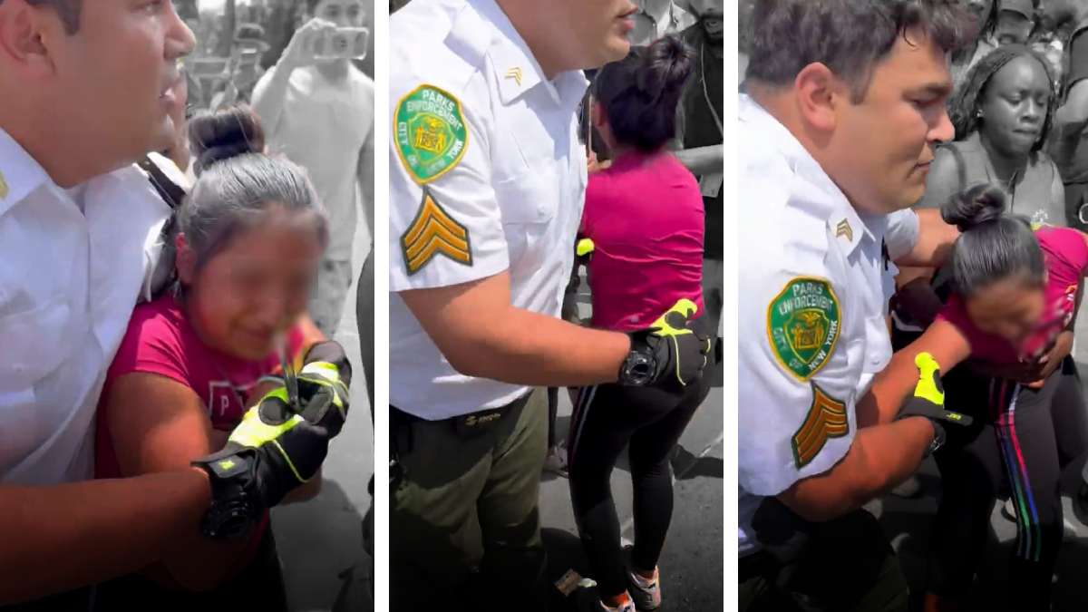 “Solo estaba vendiendo fruta”: niña rompe en llanto al ser sometida por policía en Nueva York
