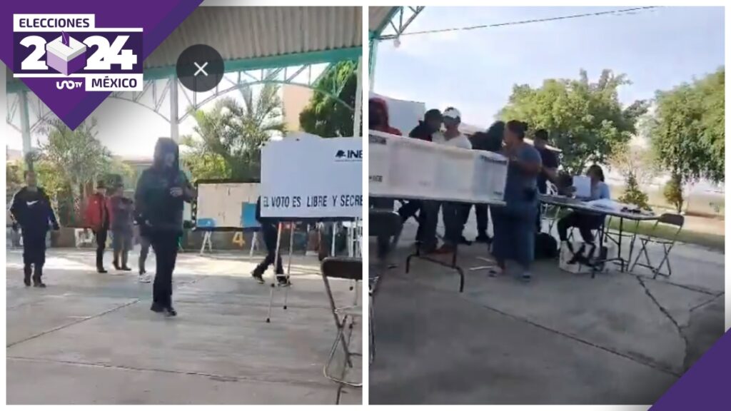 Con capuchas y armas: roban paquetes electorales en Tlapanalá, Puebla; hay un muerto