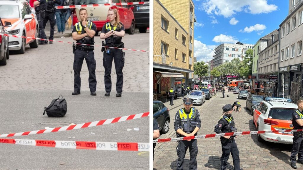 hombre ataca con pico y bomba molotov a policía previo a partido de Eurocopa