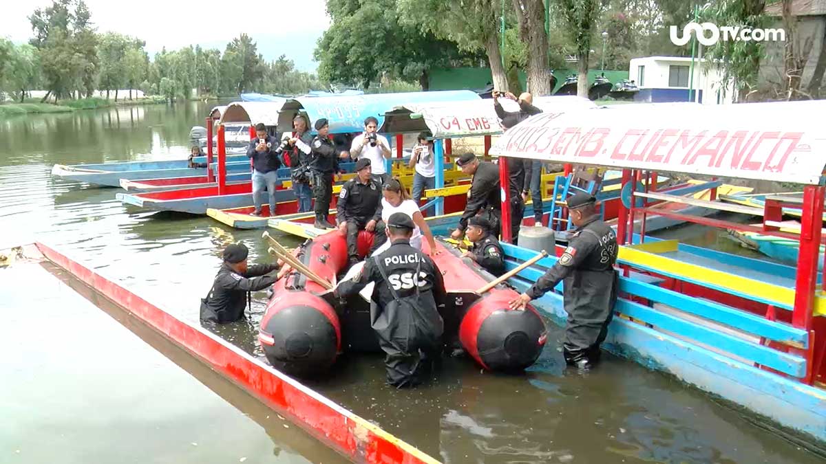 Policía Ribereña lista para atender afectaciones por inundaciones en CDMX