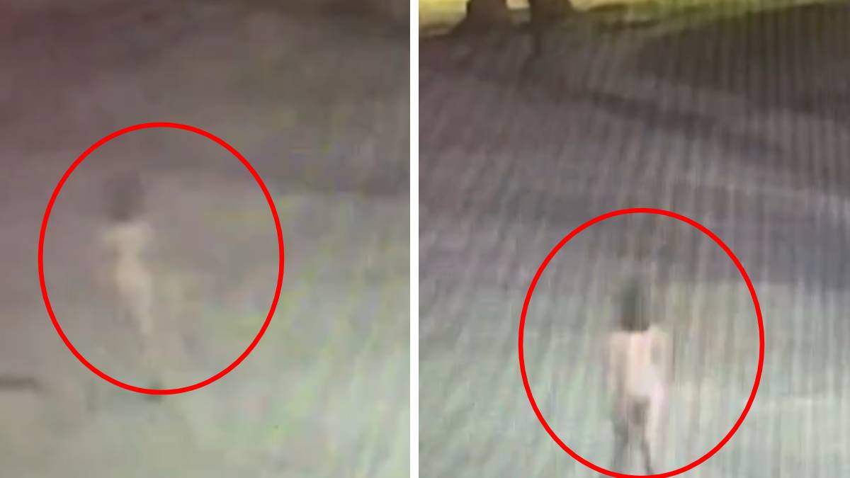 ¿Es un fantasma? Niña camina sola por la calle y desaparece frente a cámara de seguridad en Torreón