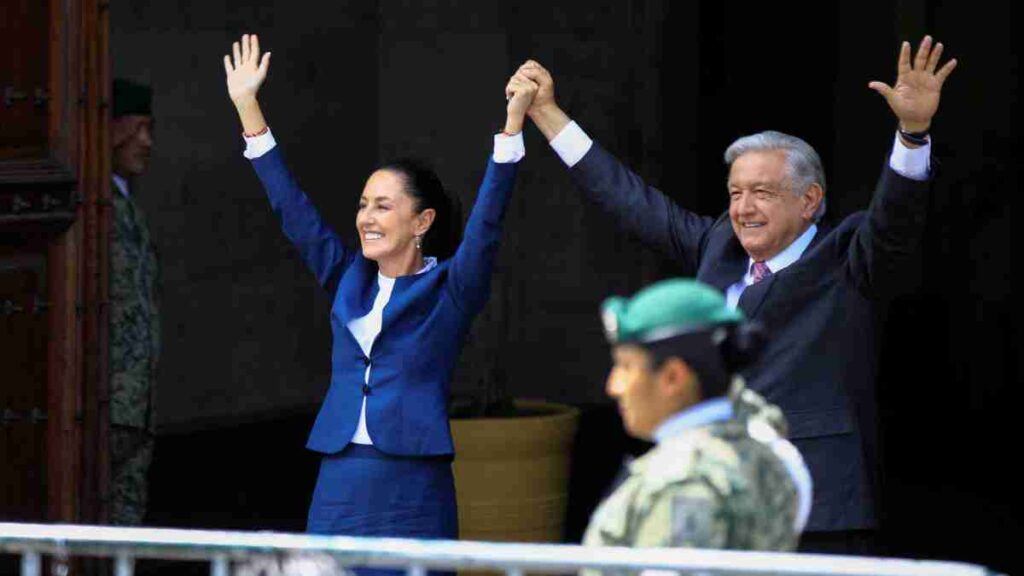 Sheinbaum Amlo Palacio Nacional