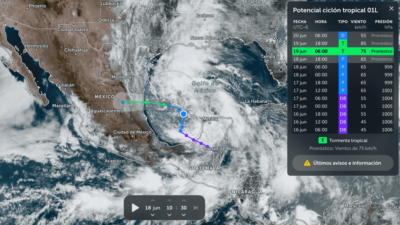 Sigue la trayectoria de la tormenta tropical Alberto 2024 desde tu celular