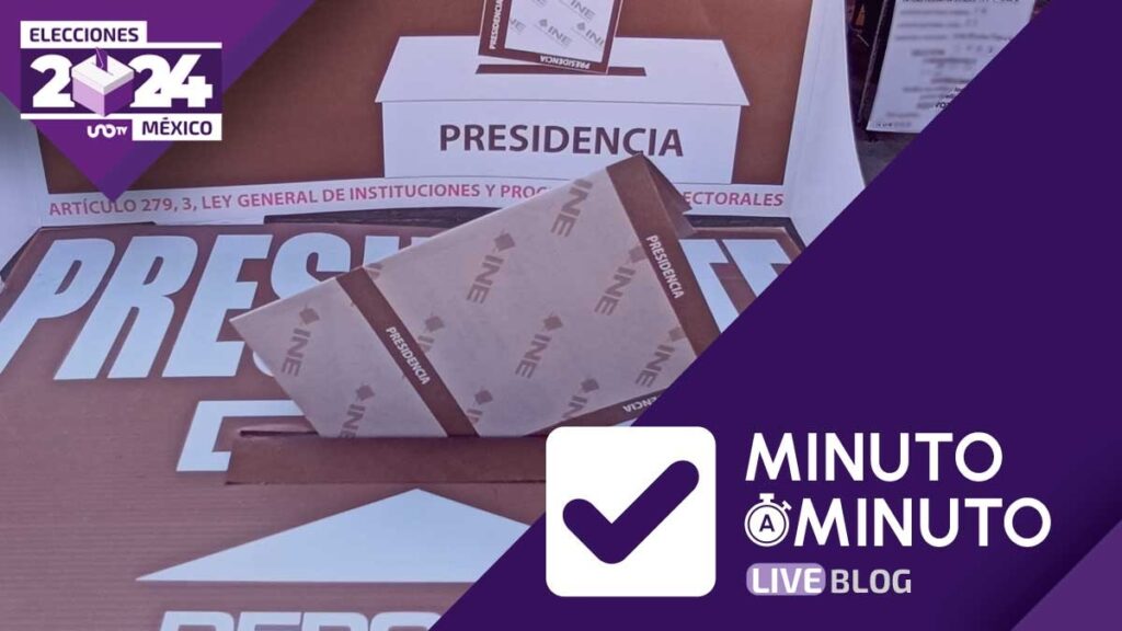 Elecciones México 2024 cierran casillas para votación.