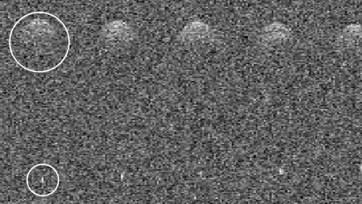 Captan un asteroide con luna mientras pasaba cerca de la Tierra: sorprendentes imágenes