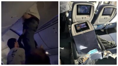 ¡Miedo en las alturas! Turbulencia en avión lanza a hombre al maletero; deja 7 heridos en Brasil
