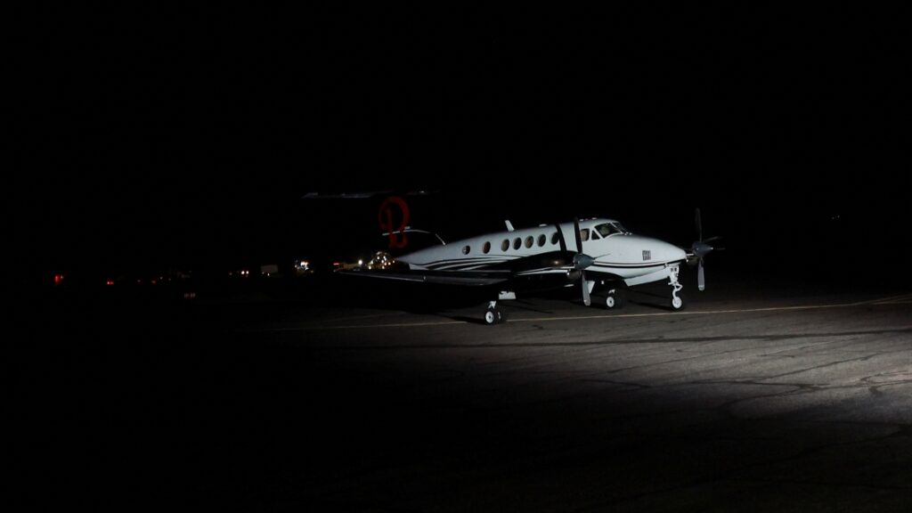 Garland habló luego de la captura en este avión del "Mayo" y Guzmán López. Reuters