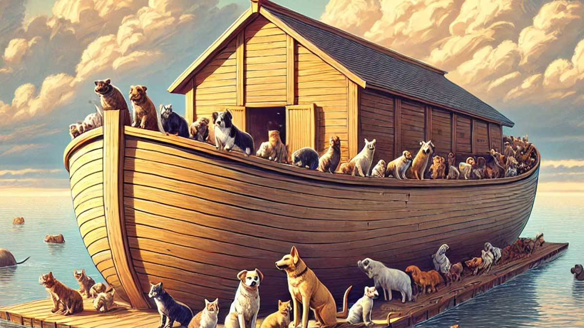 Influencer “construyó un Arca de Noé” para proteger a sus mascotas durante el huracán Beryl